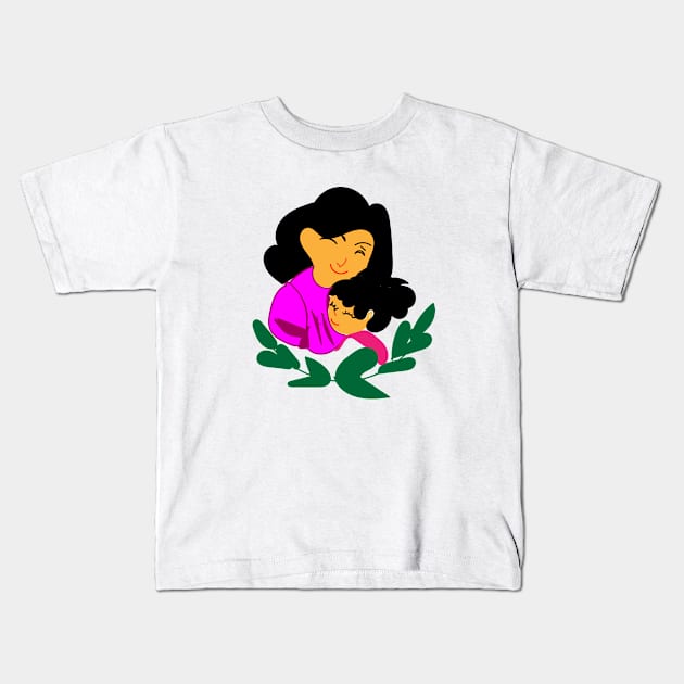 happy mother's day Kids T-Shirt by FlorenceFashionstyle